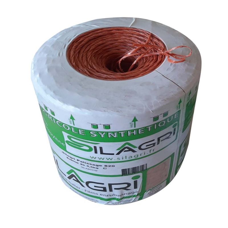 Ficelle de palissage de couleur rouille pour vignes emballé